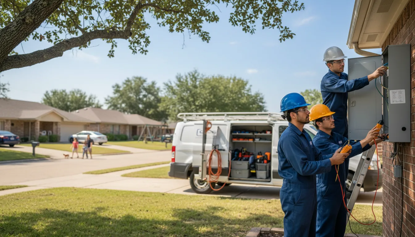 Certified electrician providing emergency electrical services in Cleveland, AL
